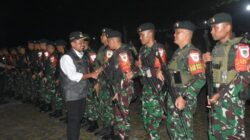 Prajurit Yonif 301/PKS Pulang Tugas Disambut Bupati Sumedang