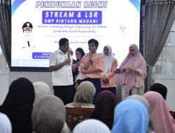 Bupati Dony Buka Kegiatan SMP Bintang Madani Gelar LSR dan STREAM di Desa Margalaksana