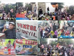TikToker Viral, Es Teller Mas Aji dan Pentol Si Unyil Turut Donasi pada Santunan Anak Yatim di Kedung Cowek