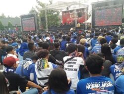 Nobar Laga Klasik dengan Persija, Bobotoh Tumpah Nobar di Graha Persib