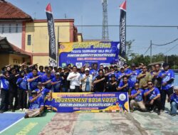 Bupati Dian Buka Turnamen Voli Bangkit Bersatu Cup di Desa Gunungkarung