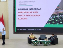 KPK Bekali Mahasiswa dan Dosen UIN Mataram dengan Pendidikan Antikorupsi dan Penguatan Integritas