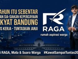 RAGA Ingatkan Pimpinan Kota Bandung, Fokus Kerja Realisasikan Janji Politik 5 Tahun   