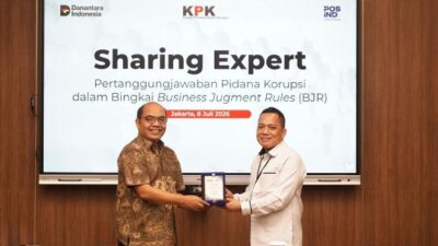Perkuat Tata Kelola dan Budaya Antikorupsi, Pos Indonesia Gelar Sharing Expert Bersama KPK RI