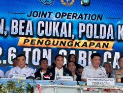 Operasi Gabungan Amankan  2,6 Ton Narkotika di Kapal Berbendera Tanzania 