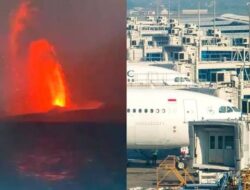 Abu Vulkanik Anak Krakatau Ganggu Penerbangan, Bandara Soekarno-Hatta Ditutup Dini Hari