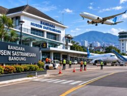 Bandara Husein Sempat Ditutup,  Whoosh Tetap Normal